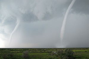 Waterspouts off the Port of Grand Isle