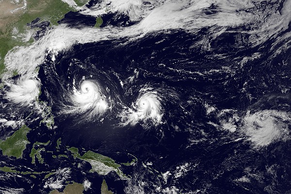 Three Tropical Systems