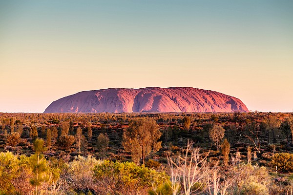 Uluru aka Ayers Rock at Sunset