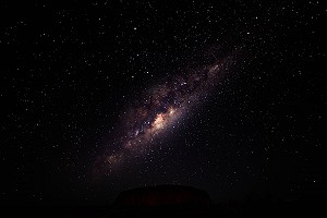 Ayers Rock and the Milky Way