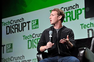 Mark Zuckerberg at TechCrunch