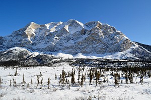 Mountain Snow in Alaska
