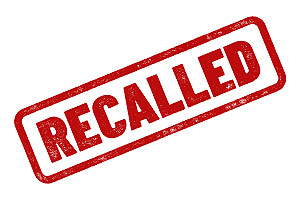 Rubber Stamp RECALLED