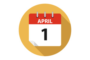 Vector Calendar April Fools Day