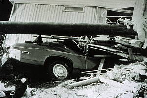 Vintage Flash Flood Wreckage