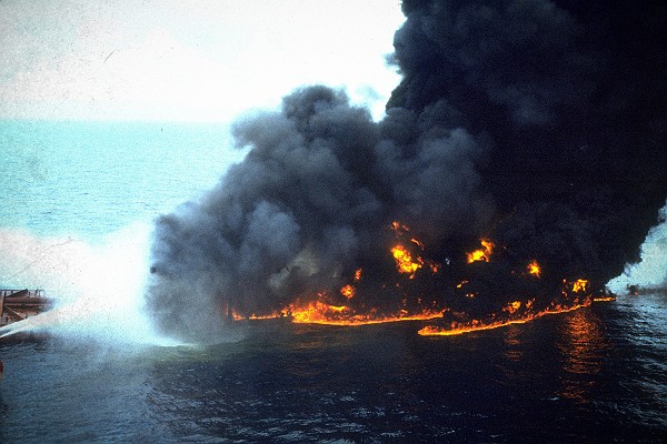 1990 Tanker Megaborg Oil Spill