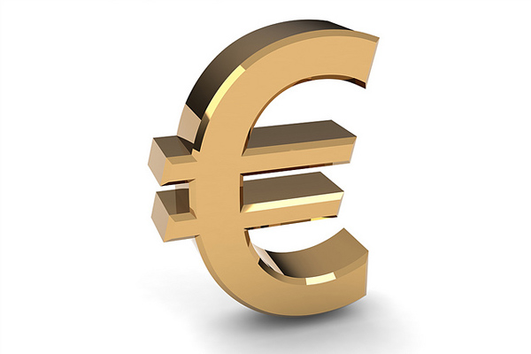 3D Euro Symbol