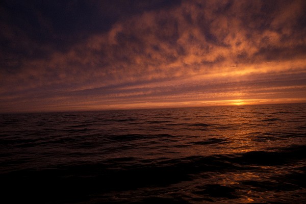 A Bering Sea Sunset