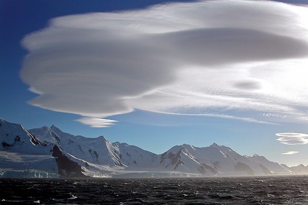 Lenticular Clouds Over Antarctica