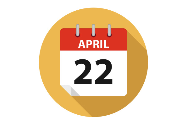 Vector Calendar Earth Day