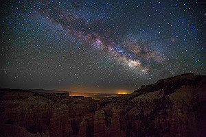 Fairyland Canyon Utah National Park Milky Way