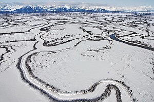 Frozen Channels of the Copper River 