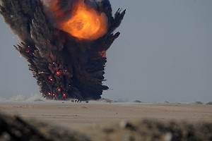 Munitions Disposal Explosion Kuwait