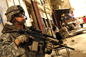 Patrolling In Baghdad Iraq