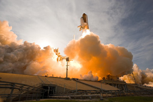 Space Shuttle Endeavour Lift Off